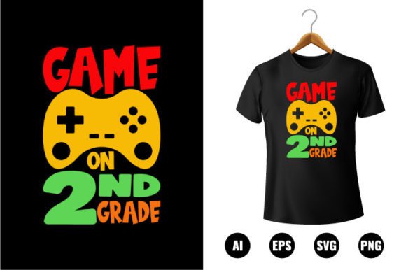 2nd Grade Game on T-shirt Design