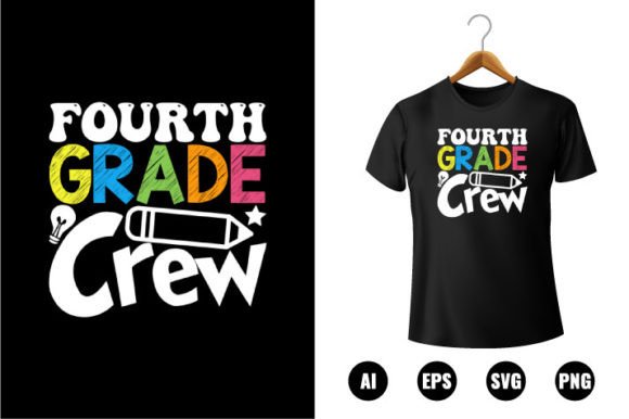 4th Grade Crew T-shirt Design