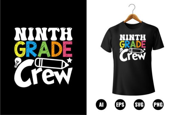 9th Grade Crew T-shirt Design