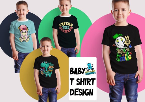 Kids Baby T Shirt Design Bundle