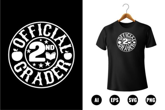 Official 2nd Grader T-shirt Design