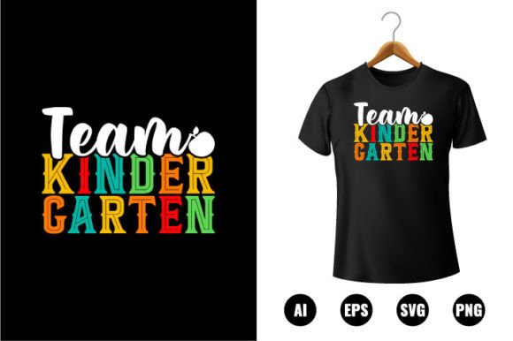 Team Kindergarten T-shirt Design